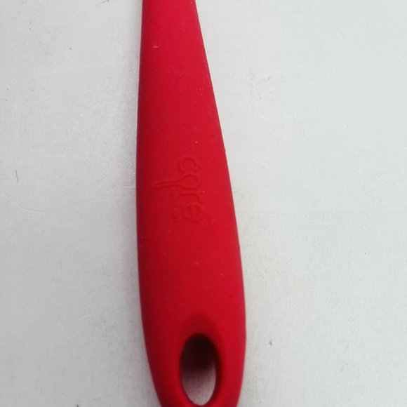 Core Kitchen Red Silicone Cooking Utensils Spatula Spoon Potato Masher Lot Of 2 - Picture 3 of 6